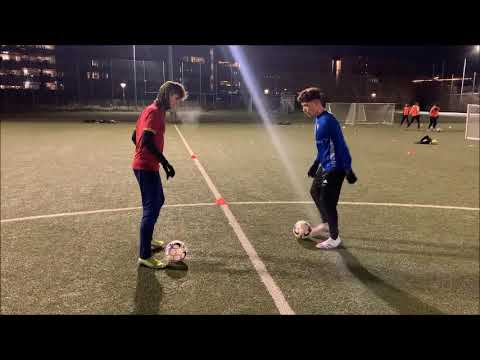 B.93 TV: U17 viser øvelser for alle