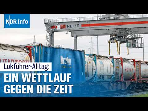 Der Lokführer im Dauerstress: Eine Nacht mit dem Güterzug von Fulda nach Hamburg | Überland