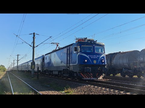 IC552 Suceava - București Nord trece în viteză prin stația Mizil cu EA359 a depoului Suceava Nord