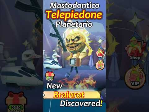 Mastodontico Telepiedone Planetario New Brainrot Discovered - In Brainrot Evolution Roblox!