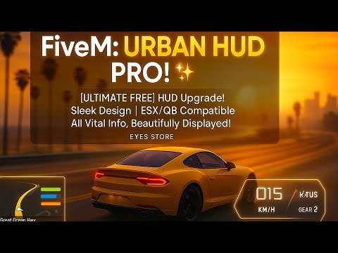 Urban HUD - The FREE Interface That Makes $200+ HUDs Look Outdated (ESX/QB)
