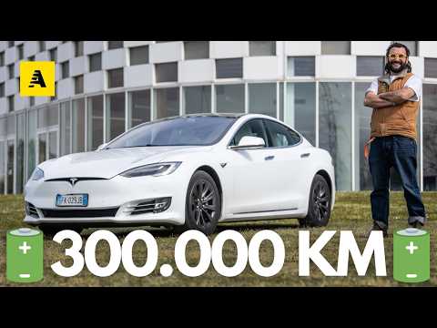 Come va un'AUTO ELETTRICA (Tesla) dopo 9 ANNI e 300.000 km? Prova STRUMENTALE