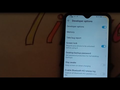 how to turn off developer options in Honor 20i mobile