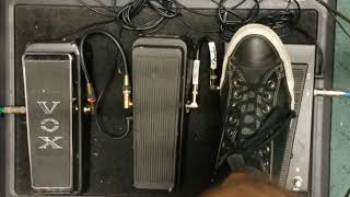 Video thumbnail for Wah Wah Pedal Shootout : Morley vs Crybaby vs Vox by Jim Crye