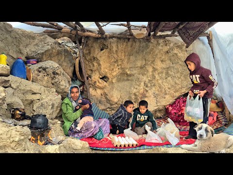 Real Nomadic Life in Zagros Mountains | Mountain River, Survival & Pure Nature