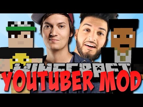 INSANE Minecraft YouTuber MOD: Apored, LeFloid, KuchenTV