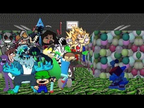 FNF - Algebra but every turn another character sings it (Original)