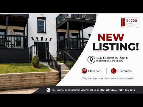 Video walkthrough of 1337 East Market Street #8
