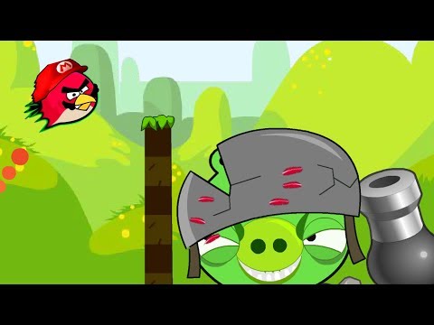 Angry Birds Collections Hacked 2 - CANNON SHOOTING BIRD THROW STONE TO BAD PIGS!
