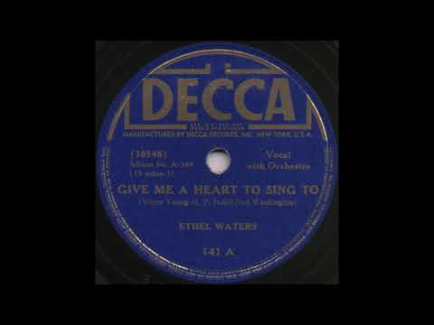 Video thumbnail for Give Me a Heart To Sing To
