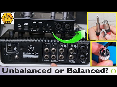 Balanced vs Unbalanced Audio Cables – Audio Interface Test (Noise Comparison)