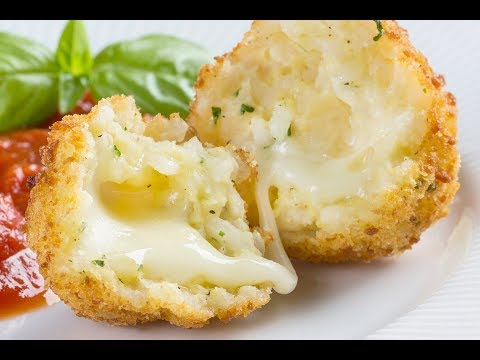 Cheesy Rice Balls