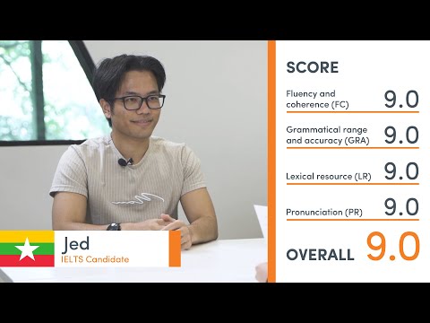 Band 9.0 IELTS Practice Speaking Exam (mock test) - with teacher feedback - Jed from Myanmar 🇲🇲