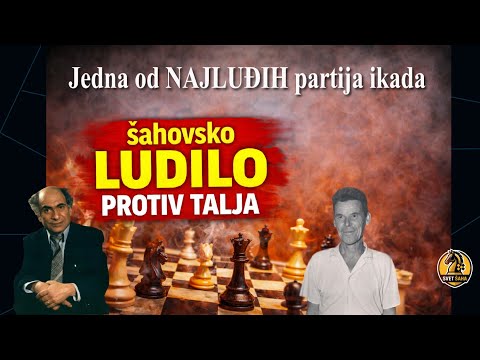 Jedna od NAJLUĐIH partija ikada – šahovsko ludilo protiv Talja #svetsaha #sah
