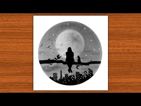 Very Easy Sad Girl Pencil Sketch Drawing - Beautiful...