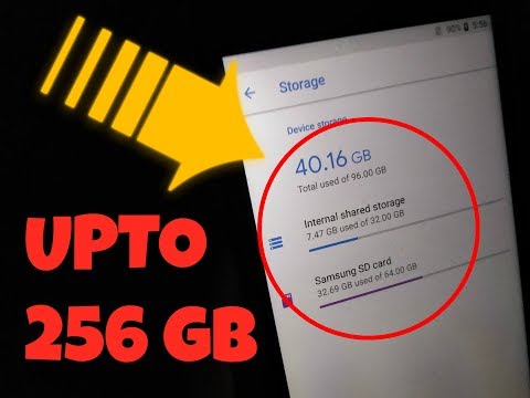 How To Increase Phone Storage Upto 256 GB - Use Memory Card as Internal Storage
