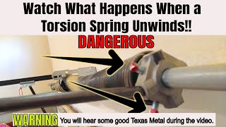 Why Garage Door Springs Are Extremely Dangerous