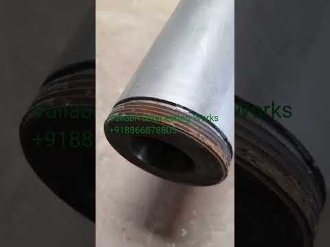 100 mm alloy steel hdpe pipe machine screw barrel, polished