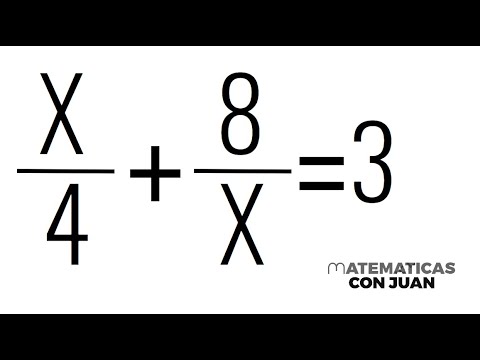 ECUACIÓN RACIONAL, esto es, la incógnita está en el denominador.
