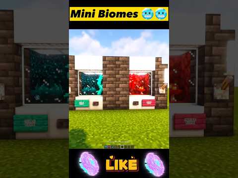 LAG999 - Minecraft Mini Biomes 🥶🥶 #minecraft #shorts