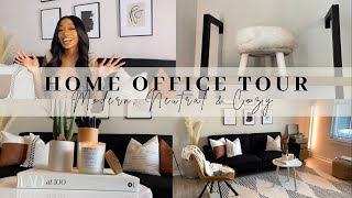 APARTMENT TOUR | HOME OFFICE TOUR | MODERN & NEUTRAL AESTHETICS