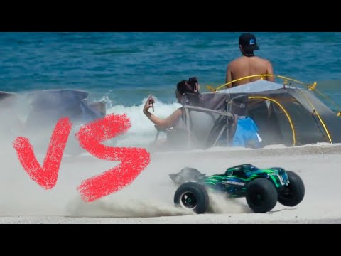 Traxxas Schlitten VS Xmaxx am Strand! Was kaufen?