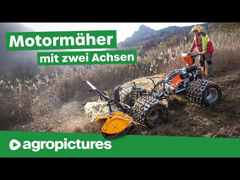 Technical Check IBEX G3 with AX | New professional motor mower with 35 hp and second axle in extr...