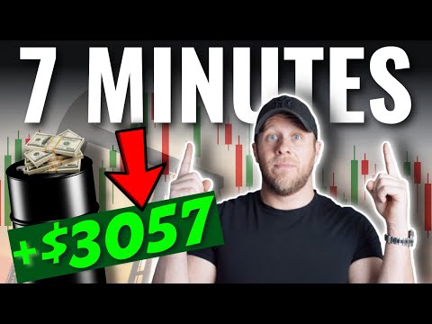 $3000 in 7 MINUTES - Day Trading Oil