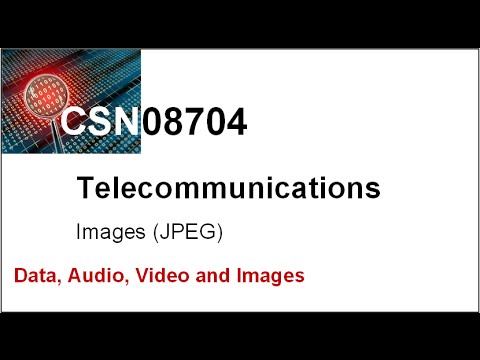 Telecommunications: Images (JPEG/DCT)