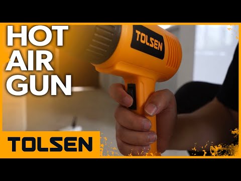 Пистолет за горещ въздух 2000W Tolsen 79100 – видео демонстрация