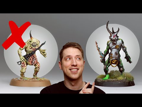 Don't Paint like Games Workshop - How to paint Nurgle Demons Start collecting