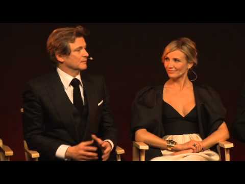 Alan Rickman, Colin Firth & Cameron Diaz at the Apple Store Regent Street