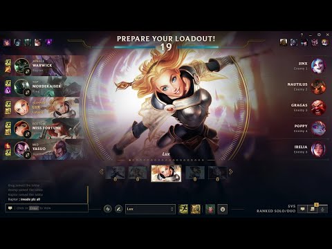 League of Legends: support Lux with adc Miss Fortune - Game 9