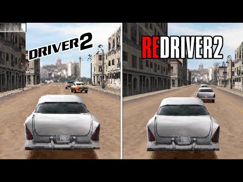 Driver 2 (PSX) vs. REDRIVER 2 (PC) - Side by Side Comparison