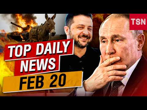 Top News February 20: 10. WAR TIPPING POINT? UKRAINE CLAIMS KEY GAINS IN DONBAS!