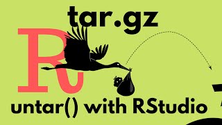 Unzip a tar.gz file with Untar using R/RStudio