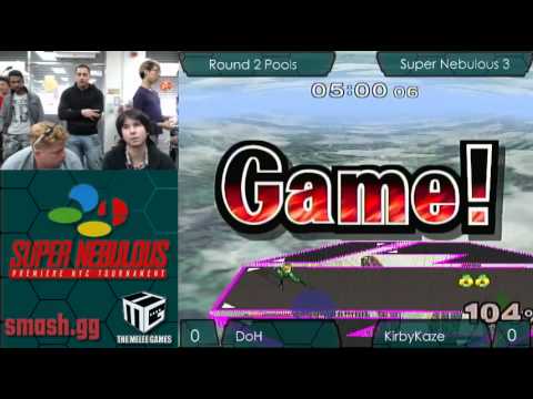 SN3 - KirbyKaze (Sheik) vs DoH (Peach) Round 2 Pools
