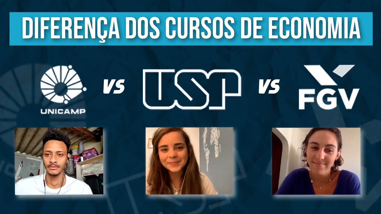 DIFERENÇA DOS CURSOS DE ECONOMIA NA UNICAMP x USP x FGV - PARTE 2