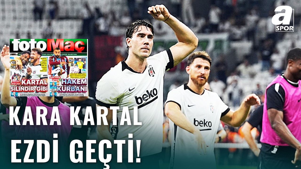 Beşiktaş, Sahasında Kauno Zalgiris'i Silindir Gibi Ezdi