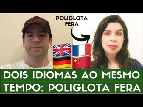 Aprenda DOIS IDIOMAS AO MESMO TEMPO: POLIGLOTA FERA (Beatriz + Gabriel Poliglota)