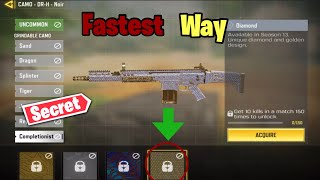 SECRET AND FASTEST WAY DIAMOND CAMO COD MOBILE (Season 13)