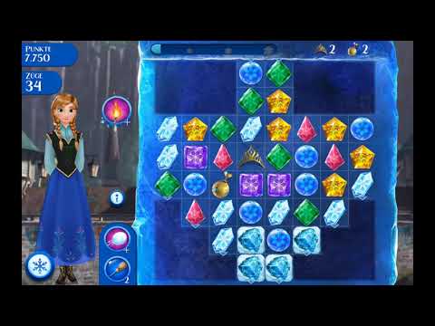 Frozen Free Fall 💎 💍 Level 47 ⭐⭐⭐ 2021 - Match 3 Game Puzzle NO Booster Android Gameplay ✅