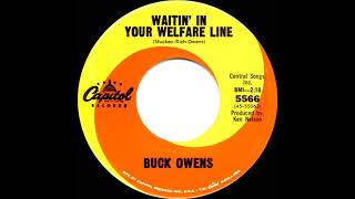 1966 Buck Owens - Waitin’ In Your Welfare Line (mono 45--#1 C&amp;W hit)