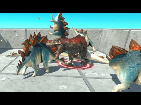 10 STEGOSAURUS vs EVERY UNIT   Animal Revolt Battle Simulator
