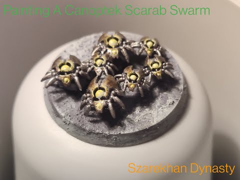 Painting a Canoptek Scarab Swarm (Time-lapse) - Szarekhan Dynasty