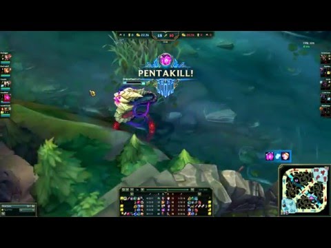 Vel'Koz and Drake vs whole enemy team = Pentakill