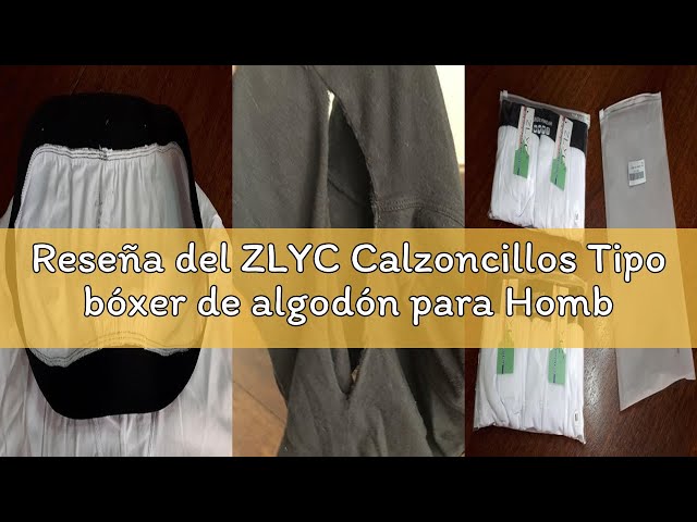 Vídeo relacionado con ZLYC Calzoncillos Boxer Largo Algodon Ropa Interior para Hombre(Negro 4 Paquete),XXL