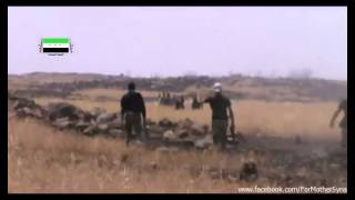 SAA soldiers fake surrender and open fire on the terrorists at the right moment.