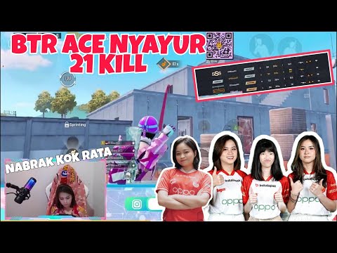 BTR ACE NYAYUR 21 KILL DI SANHOK | Sampai Babyla Dan Mute Berantem Gara Gara BOM | Pubg Mobile