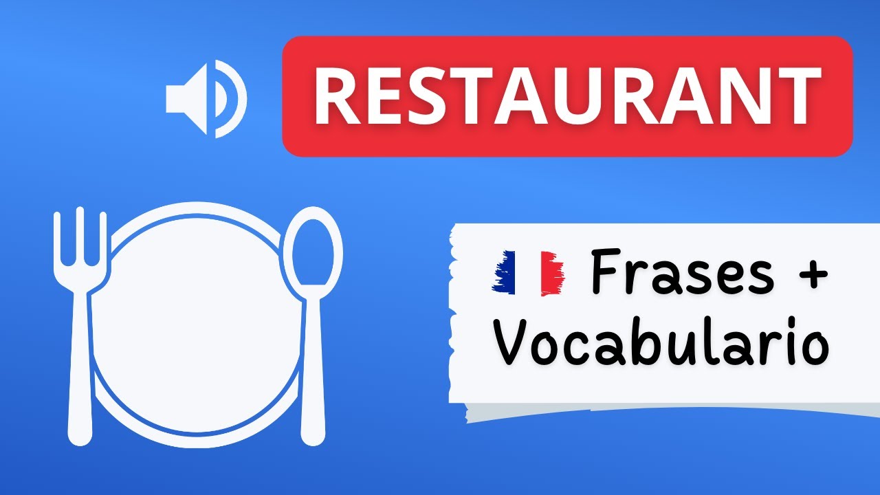 Pedir comida en en francés | Frases en francés para el restaurante | Francés para viajar